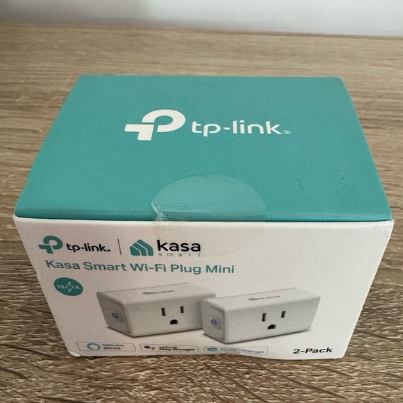 NWT TP-Link Kasa Smart Wi-Fi Plug Mini l 2 Pack - Picture 1 of 3